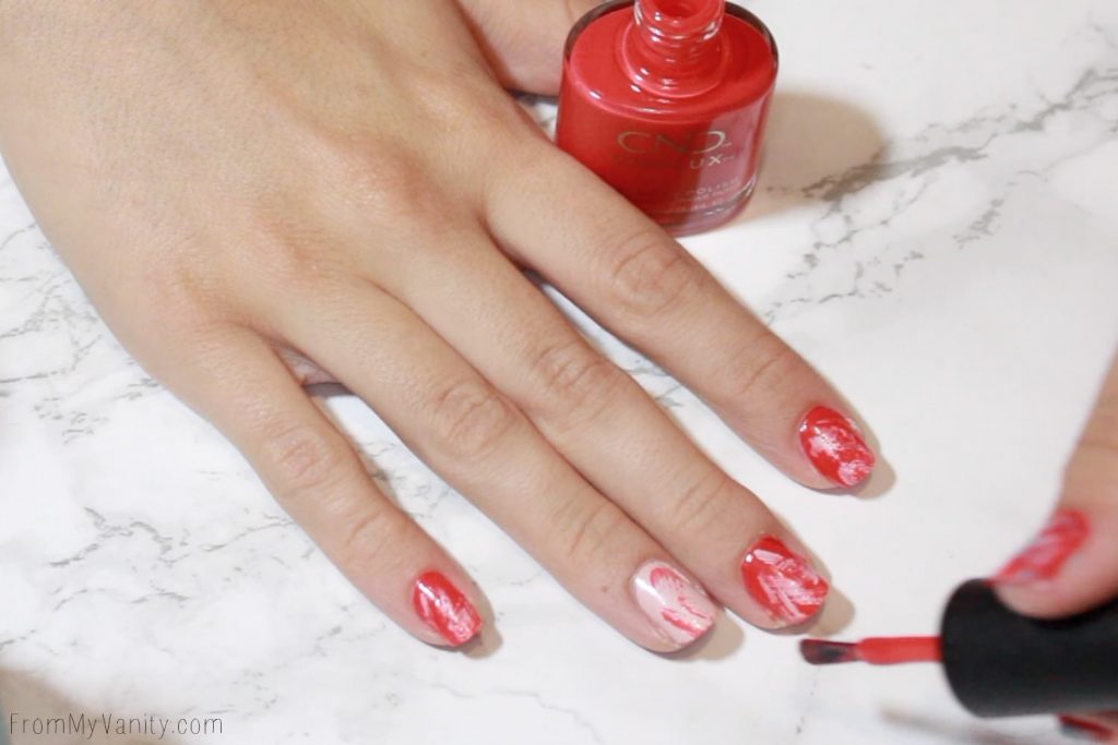 Easy Summer Nail Art with CND VINYLUX | Tutorial | Step 4 | Second Color