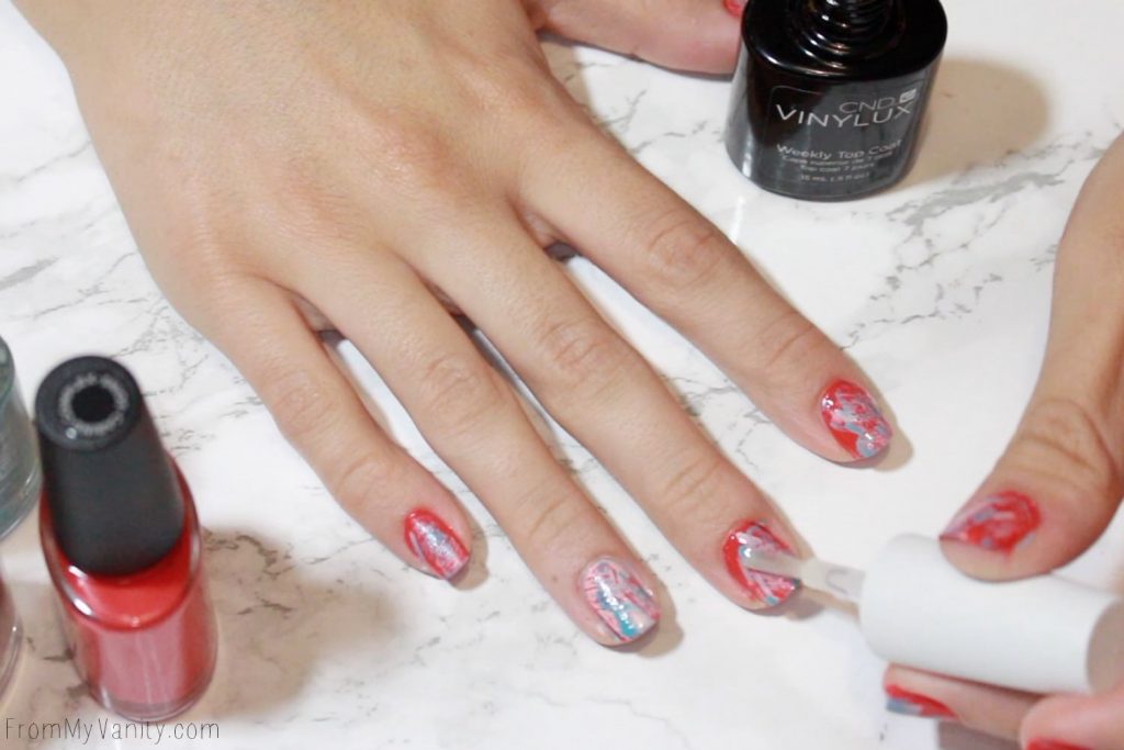 Easy Summer Nail Art with CND VINYLUX | Tutorial | Step 5