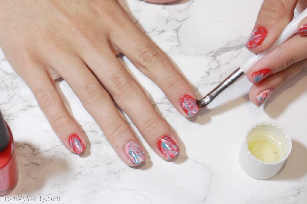 Easy Summer Nail Art with CND VINYLUX | Tutorial | Step 6