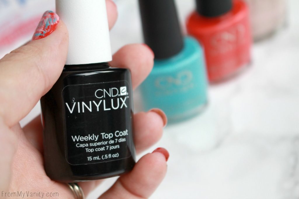 Easy Summer Nail Art with CND VINYLUX | Tutorial | Weekly Top Coat