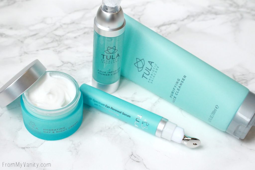 A New TULA Probiotic 4-Piece Skincare Set Available at QVC | TULA by Dr. Raj Antiaging 4-Piece Face & Eye Essentials